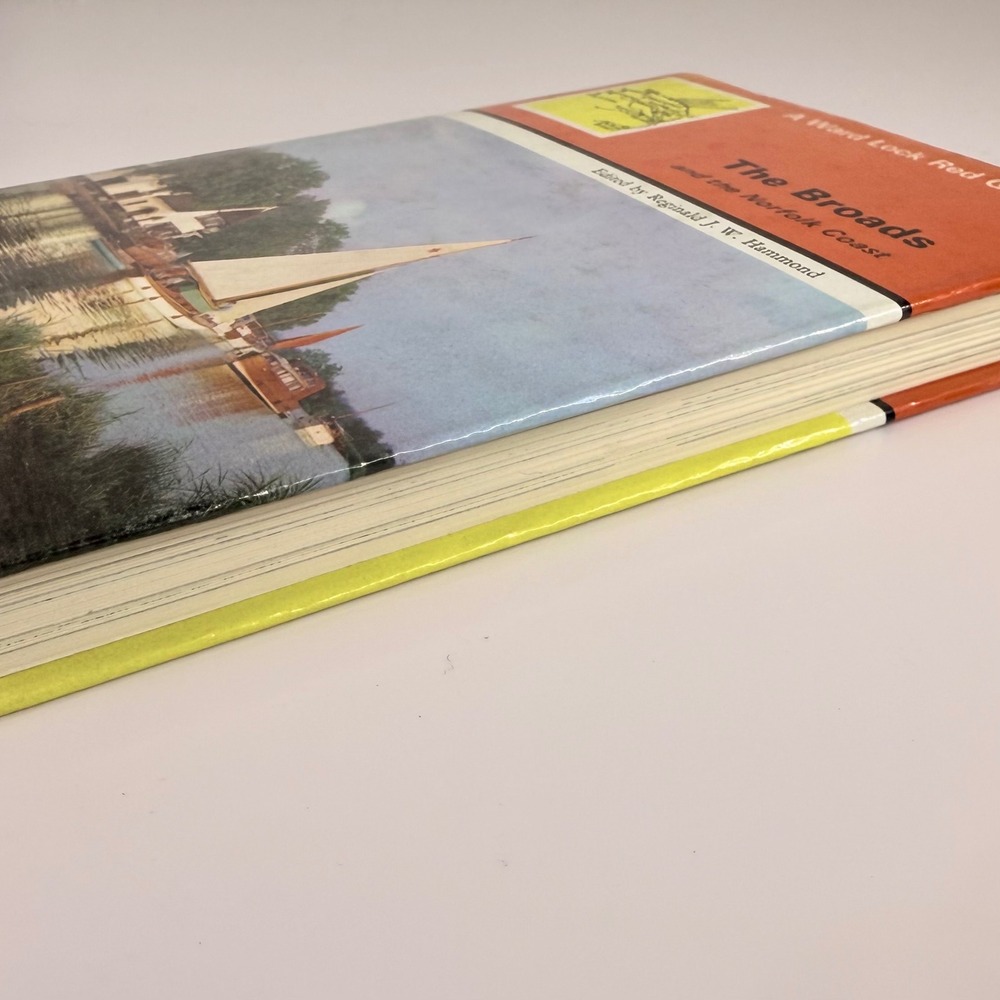 The‎ Broads Ward Lock Red Guide 5th Ed. 1968 Hardcover Pullout Map Dust Jacket - Picture 5 of 16